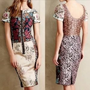 Beguile Byron Lars Anthropologie Brocade Dress